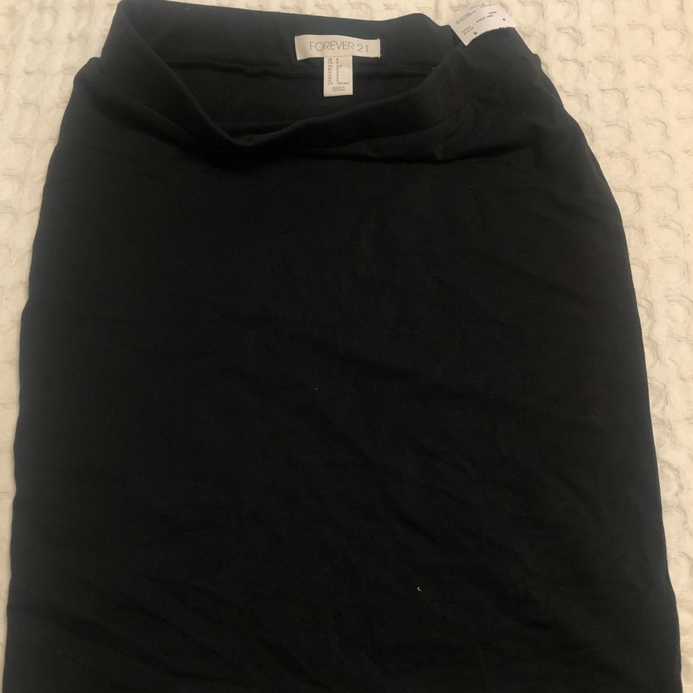 Black forever 21 cotton skirt size small